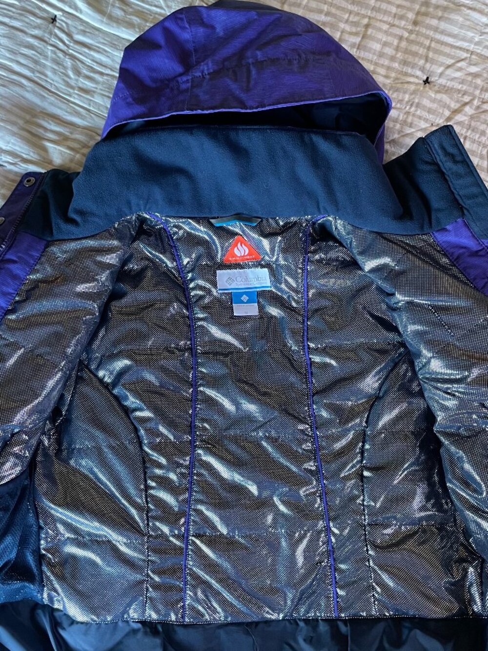 Deep Purple Columbia Winter Sports Jacket SZ M